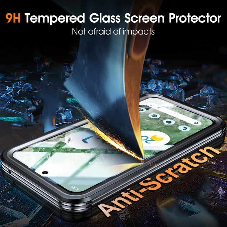 For Google Pixel 9 / 9 Pro RedPepper Transparent IP54 Life Waterproof Phone Case(Black) - free shipping - PMC Jewellery - Order now!