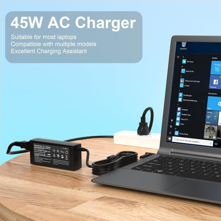 45W 19.5V 2.31A Laptop Notebook Power Adapter For HP 4.5 x 3.0mm, Plug:EU Plug - For HP by PMC Jewellery | Online Shopping South Africa | PMC Jewellery | Buy Now Pay Later Mobicred