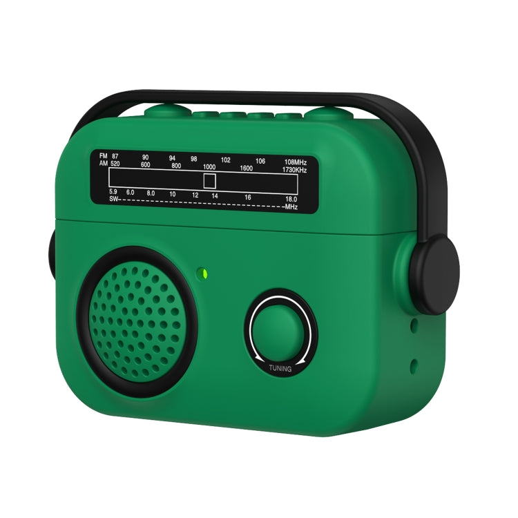 For AirPods Pro 2 Radio Style Wireless Bluetooth Earphones Shockproof Protective Case(Green)