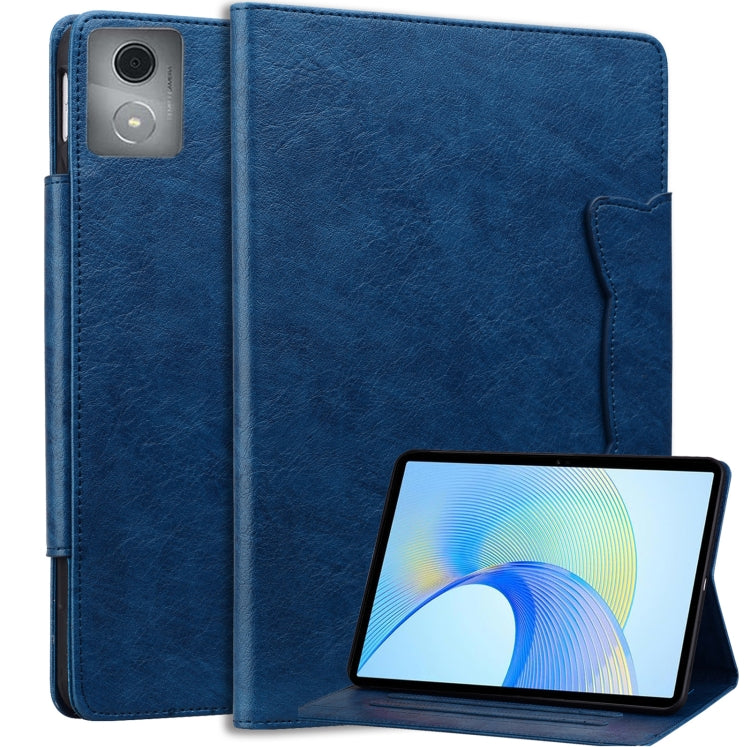 For Lenovo Tab K11 Plus / M11 Plus Cat Buckle Leather Tablet Case(Royal Blue)