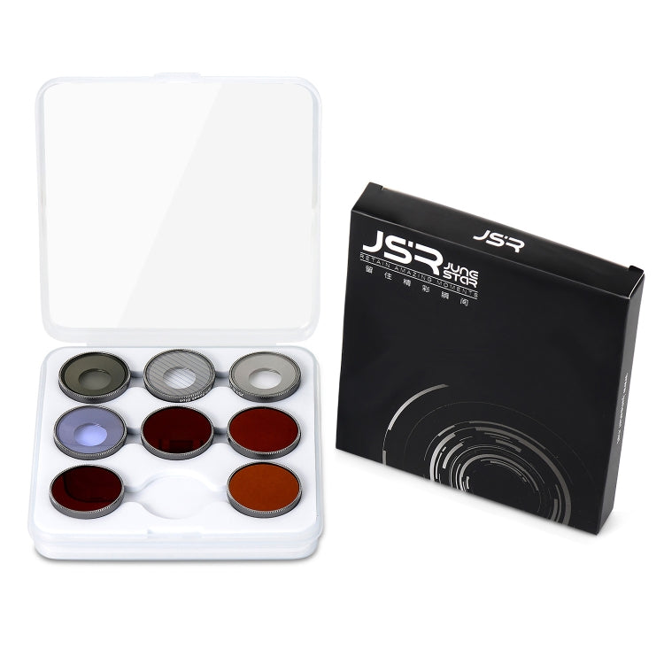 For DJI Osmo Action 4 JUNESTAR Threaded Camera Lens Filter, Filter:4 in 1 ND8-64PL - Lens Filter by JSR | Online Shopping South Africa | PMC TechLife | Buy Now Pay Later Mobicred
