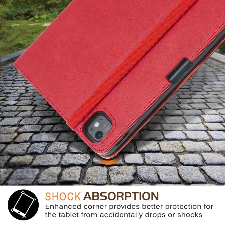 For iPad Pro 11 2024 Front Stand Smart TPU Leather Tablet Case(Red) - iPad Pro 11 2024 Cases by PMC TechLife | Online Shopping South Africa | PMC TechLife | Buy Now Pay Later Mobicred