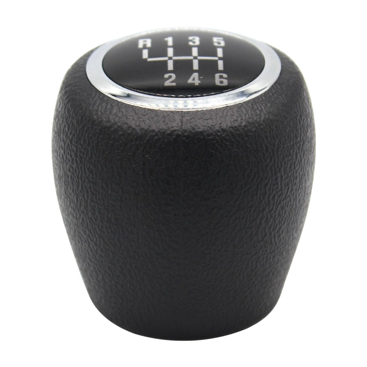 For Chevrolet Chevy Cruze 2008-2012 Car Gear Lever Hand Ball Leather Gear Shift Knob, Style:6 Speed