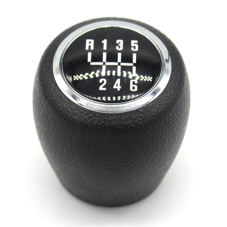 For Chevrolet Chevy Cruze 2008-2012 Car Gear Lever Hand Ball Leather Gear Shift Knob, Style:6 Speed