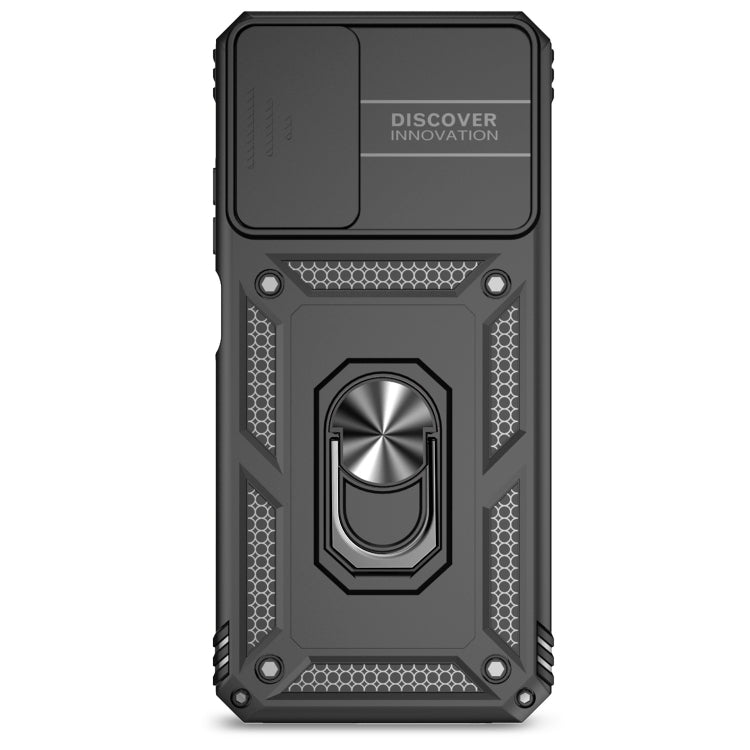 For Motorola Moto G Power 5G 2024 Sliding Camshield Holder Phone Case(Black)
