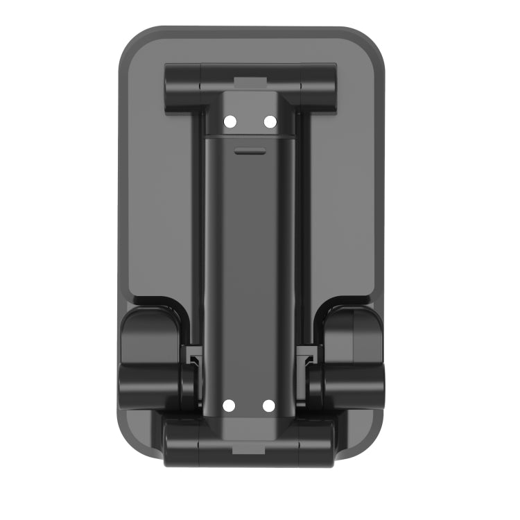 T6 2 in 1 Portable Folding Stand Wireless Charging, Style:Single Charge(Black)