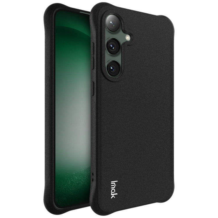 For Samsung Galaxy S24 FE 5G imak Shockproof Airbag TPU Phone Case(Matte Black) - free shipping - PMC Jewellery - Order now!