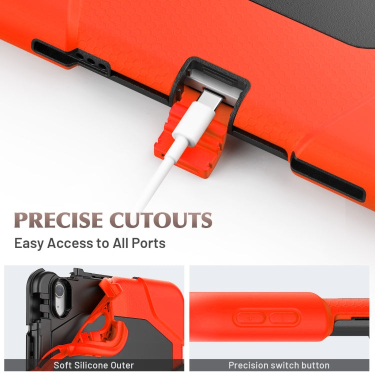 For iPad Air 11 2025 / 2024 Colorful Silicone Heavy Duty Hybrid PC Tablet Case(Red) - iPad Air 11 2025 / 2024 Cases by PMC TechLife | Online Shopping South Africa | PMC TechLife | Buy Now Pay Later Mobicred