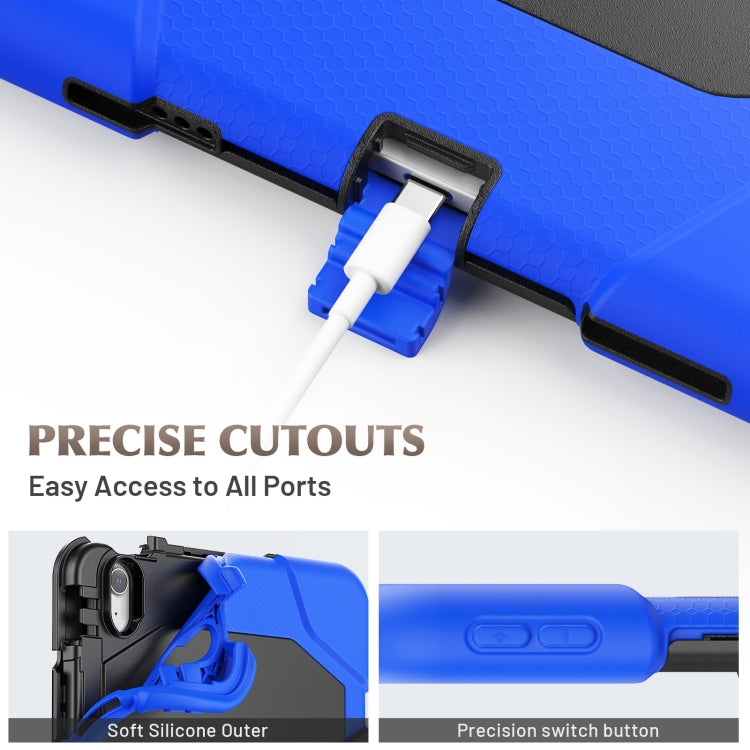 For iPad Air 11 2025 / 2024 Colorful Silicone Heavy Duty Hybrid PC Tablet Case(Dark Blue) - iPad Air 11 2025 / 2024 Cases by PMC TechLife | Online Shopping South Africa | PMC TechLife | Buy Now Pay Later Mobicred