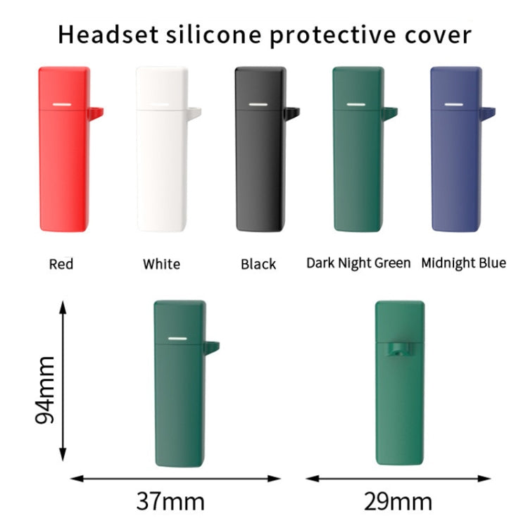 For Anker Soundcore A30i Wireless Earphone Silicone Protective Case(Midnight Blue)