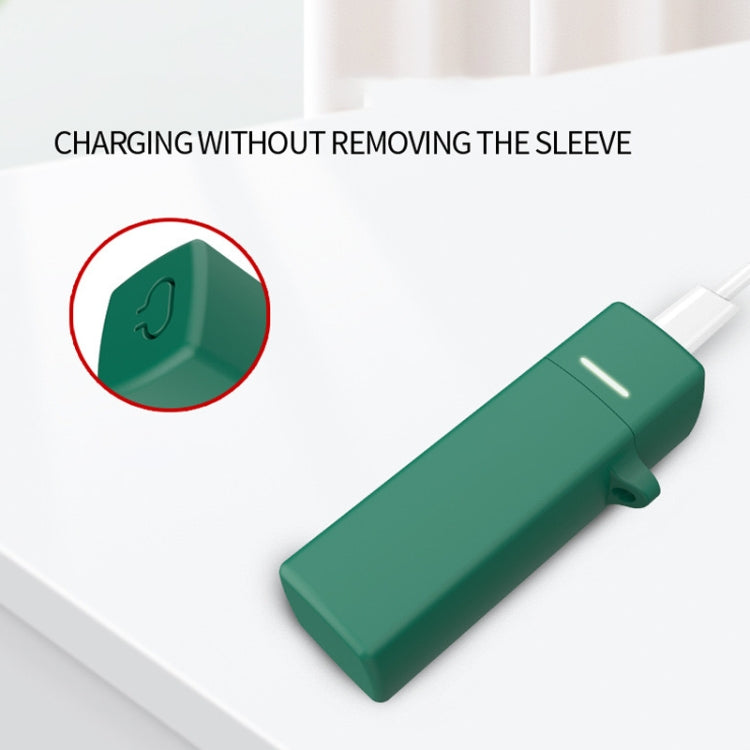 For Anker Soundcore A30i Wireless Earphone Silicone Protective Case(Dark Green)