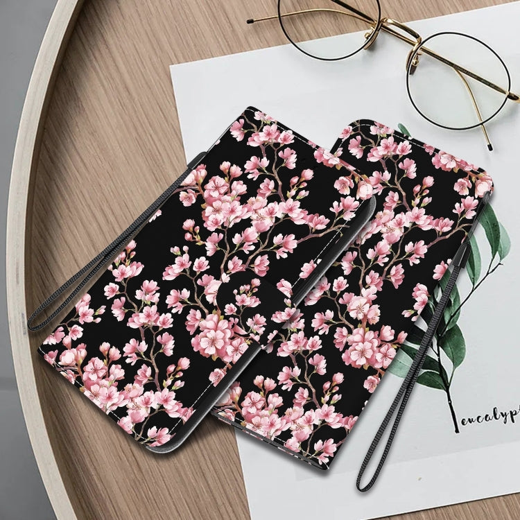 For Xiaomi Redmi K70 Pro / K70 Crystal Texture Colored Drawing Leather Phone Case(Plum Bossom)