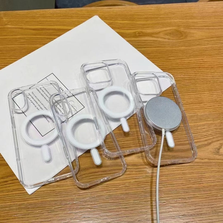 For iPhone 16 Pro Large Hole Camera MagSafe Magnetic Clear Acrylic TPU Case(Transparent) - free shipping - PMC TechLife - Order now!