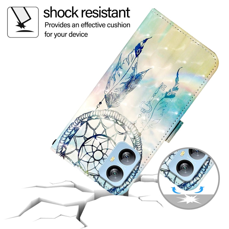 For Blackview A52 3D Painting Horizontal Flip Leather Phone Case(Dream Wind Chimes) - More Brand by PMC TechLife | Online Shopping South Africa | PMC TechLife | Buy Now Pay Later Mobicred