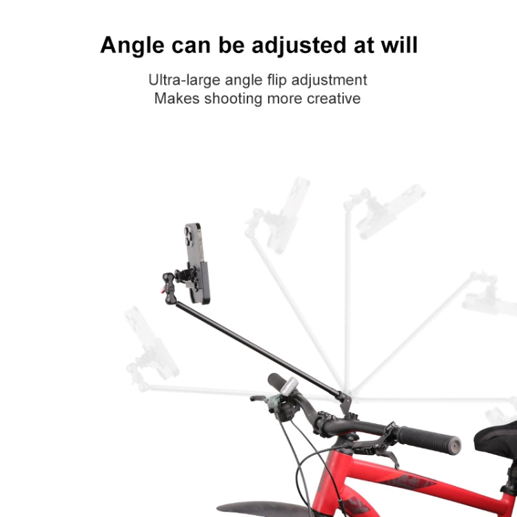 Bicycle Handlebar Holder Pea Clip Adapter 50cm Rod Set