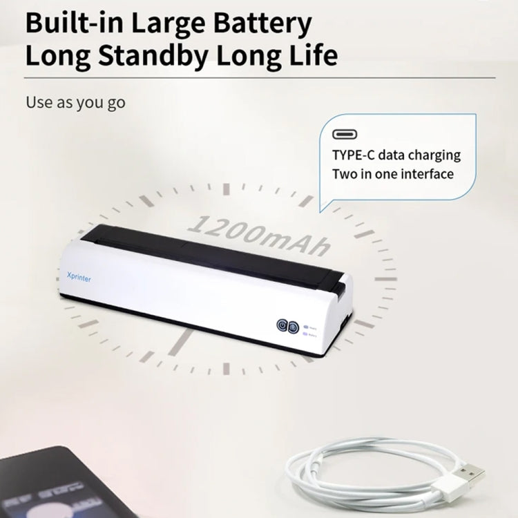 Xprinter P81 USB Interface + Portable Bluetooth Thermal Printer(AU Plug) - free shipping - PMC Jewellery - Order now!