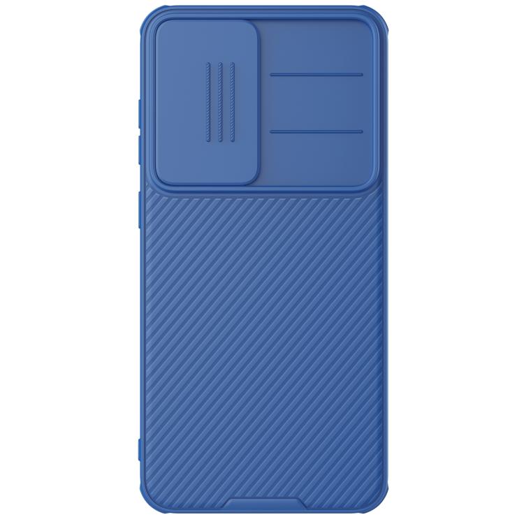 For Samsung Galaxy S25+ 5G NILLKIN Black Mirror Pro Series Camshield PC Phone Case(Blue) - Galaxy S25+ 5G Cases by NILLKIN | Online Shopping South Africa | PMC Jewellery | Buy Now Pay Later Mobicred