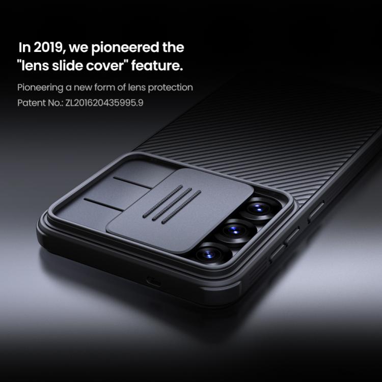 For Samsung Galaxy S25+ 5G NILLKIN Black Mirror Pro Series Camshield PC Phone Case(Blue) - Galaxy S25+ 5G Cases by NILLKIN | Online Shopping South Africa | PMC Jewellery | Buy Now Pay Later Mobicred