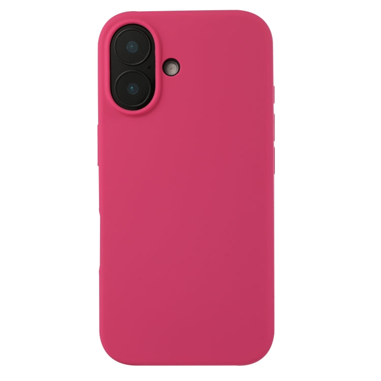 For iPhone 16 Plus Liquid Silicone Phone Case(Pitaya)