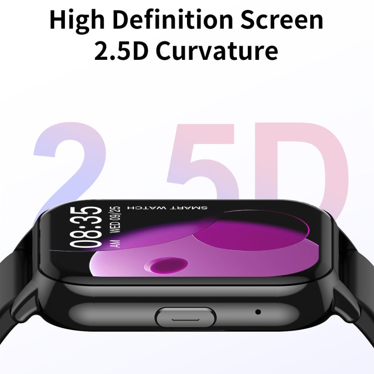 CY12 1.9 inch IPS Screen Smart Watch Supports Voice Calls / Wellness Tracking(Black)