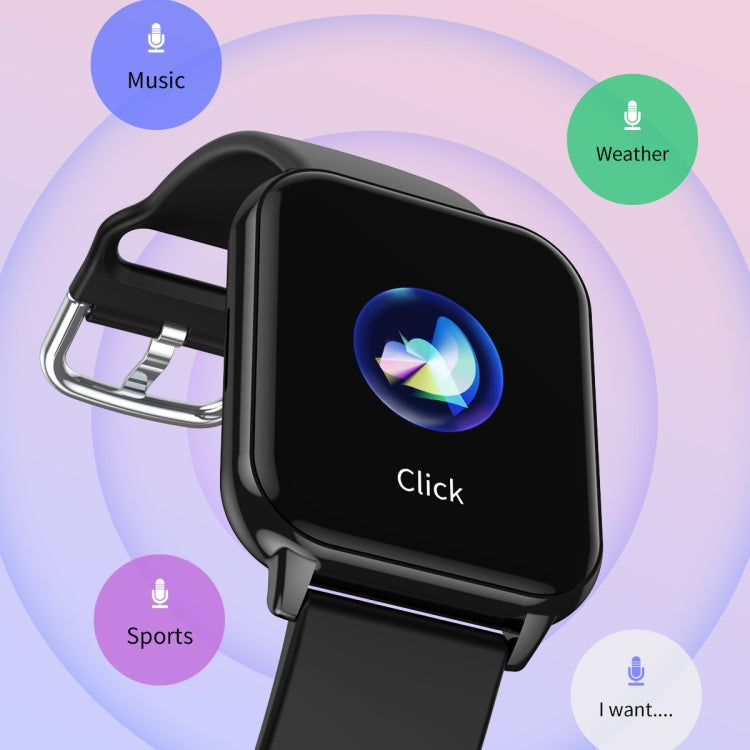CY12 1.9 inch IPS Screen Smart Watch Supports Voice Calls / Wellness Tracking(Black)