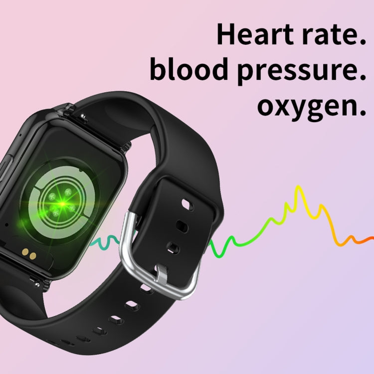 CY12 1.9 inch IPS Screen Smart Watch Supports Voice Calls / Wellness Tracking(Black)