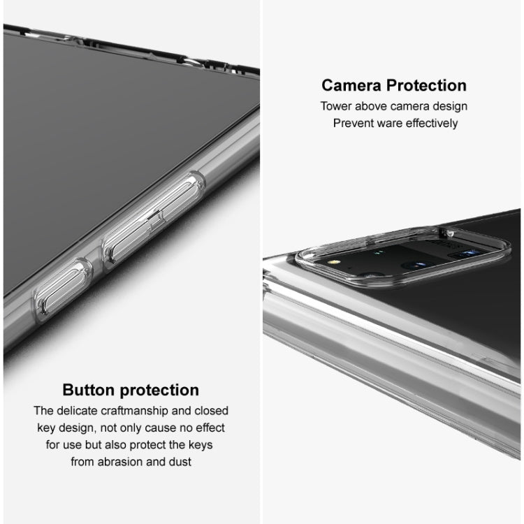 For Google Pixel 9 IMAK UX-5 Series Transparent Shockproof TPU Protective Phone Case(Transparent Black)
