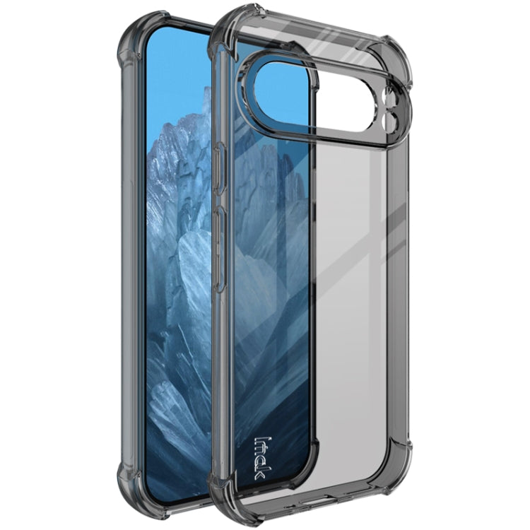 For Google Pixel 9 Pro XL imak Shockproof Airbag TPU Phone Case(Transparent Black)