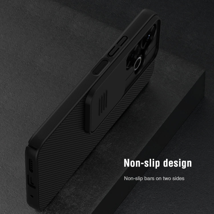 For Xiaomi Poco M6 4G NILLKIN Black Mirror Series Camshield PC Phone Case(Black)
