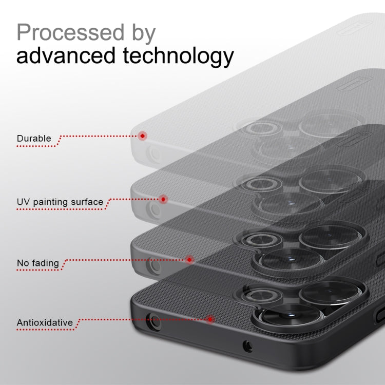 For Redmi Note 13R 5G / 13 4G NILLKIN Frosted PC Phone Case(Black)
