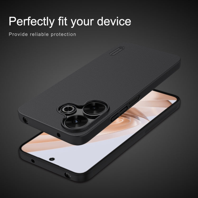 For Xiaomi Poco M6 4G NILLKIN Frosted PC Phone Case(Blue)