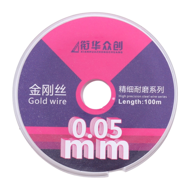 0.05mm x 100m Curved LCD Screen Separation Diamond Wire