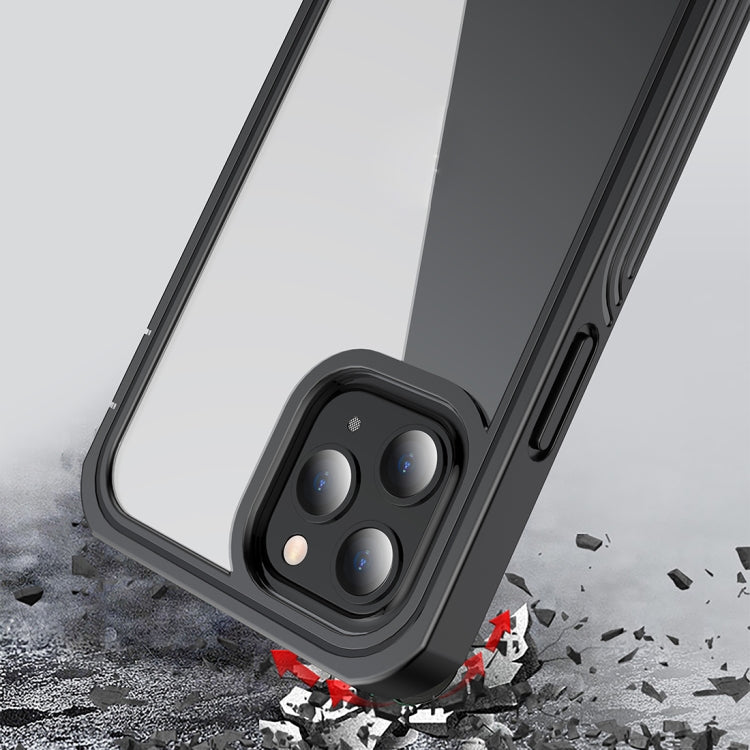 For iPhone 12 / 12 Pro RedPepper Shockproof Dust-proof Life Water-resistant Phone Case(Transparent)