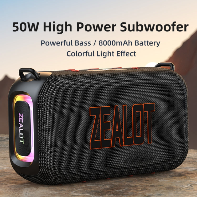 Zealot S85 50W Outdoor Water-resistant Portable Bluetooth Speaker(Camouflage)