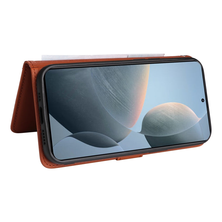 For Redmi K70 / K70 Pro BETOPNICE BN-005 2 in 1 Detachable Imitate Genuine Leather Phone Case(Brown)