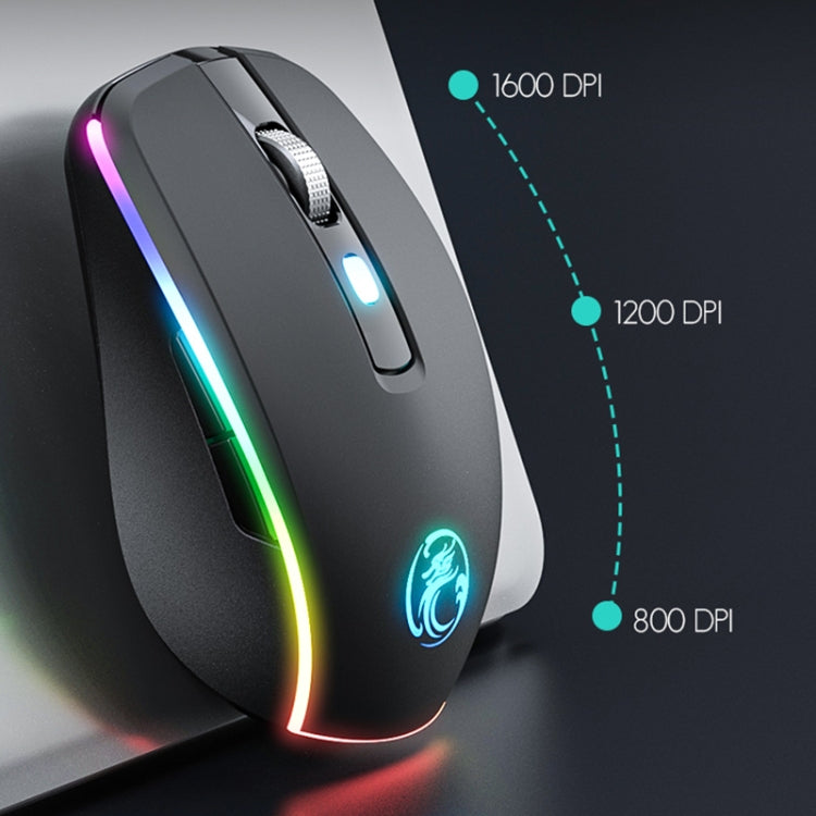 iMICE G903 2.4G Single Mode 6-key Silent Wireless Gaming Mouse(Pink)