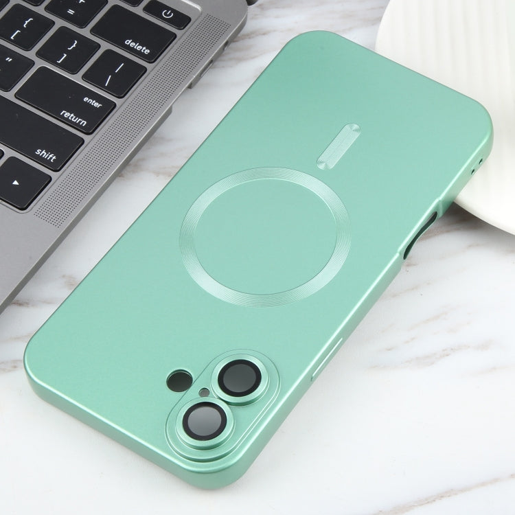 For iPhone 16 Liquid TPU Silicone Solid Color MagSafe Phone Case(Green) - free shipping - PMC TechLife - Order now!