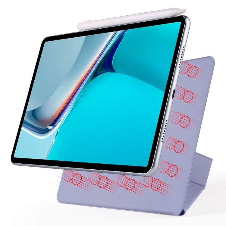 For Huawei MatePad 11 2021 Fixed Buckle Magnetic Deformation Leather Tablet Case(Lavender Purple) - free shipping - PMC TechLife - Order now!