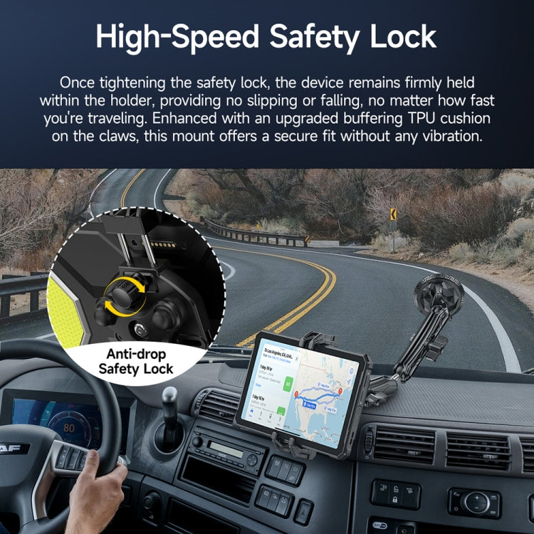 Ulefone UAN02 Armor Mount Max Car Phone Tablet Holder(Black)