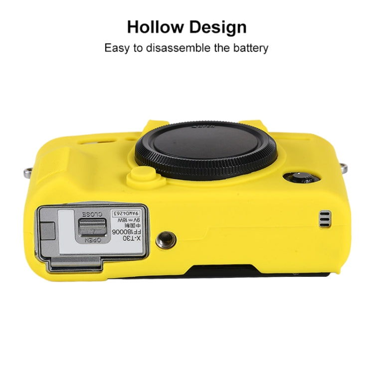 For FUJIFILM X-T30 II Soft Silicone Protective Case(Yellow) - free shipping - PMC TechLife - Order now!