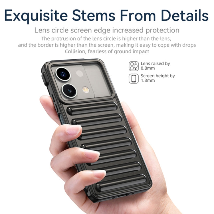 For Redmi K70 Capsule Series Candy Color TPU Phone Case(Blue)