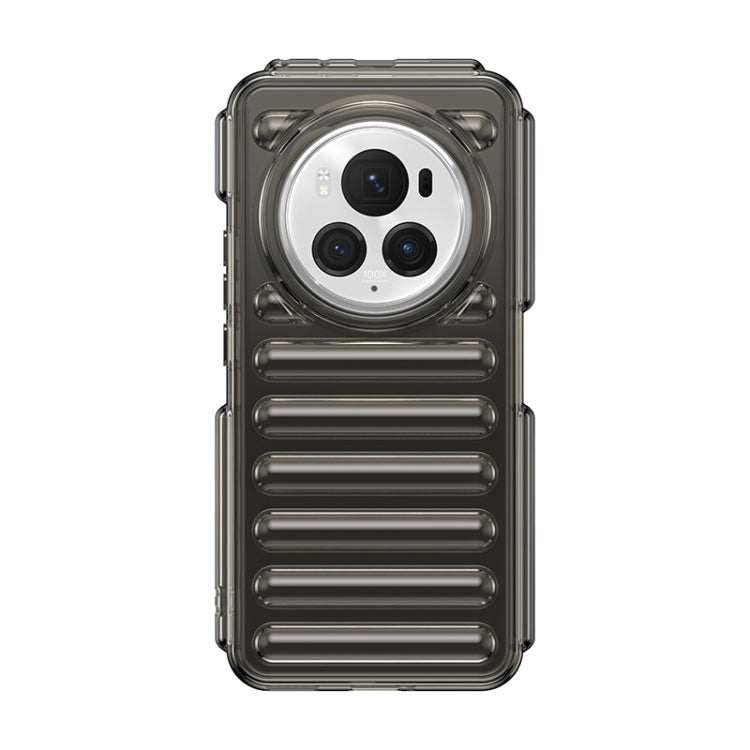 For Honor Magic6 Pro Capsule Series Candy Color TPU Phone Case(Transparent Grey)