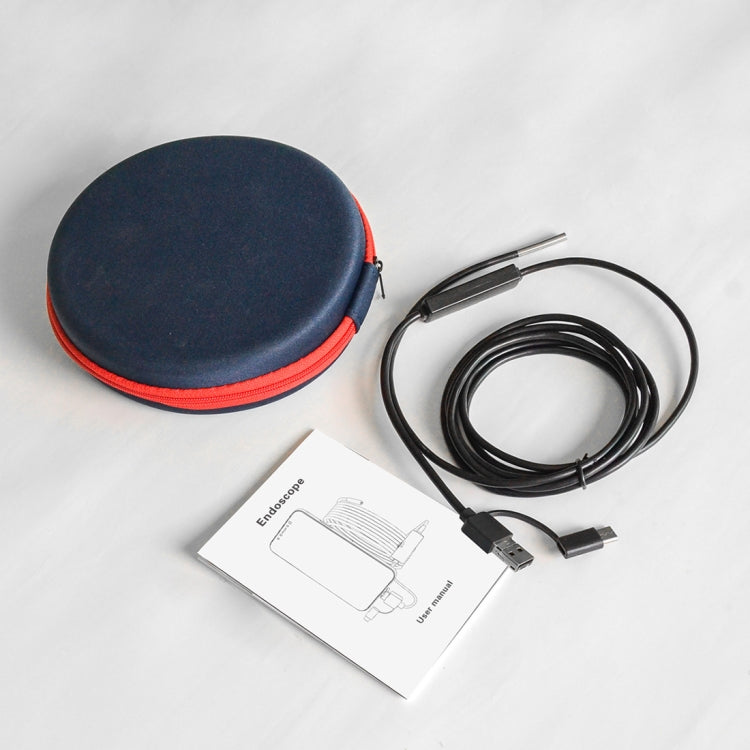 inskam107 3.9mm 3 In 1 HD Waterproof Industry Digital Endoscope Inspection Camera, Length:1m Hard Cable - by PMC Jewellery | Online Shopping South Africa | PMC Jewellery | Buy Now Pay Later Mobicred