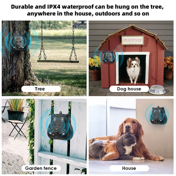 K8 Ultrasonic Bark Stopper Dog Training Device(Black) - Training Aids by PMC TechLife | Online Shopping South Africa | PMC TechLife | Buy Now Pay Later Mobicred