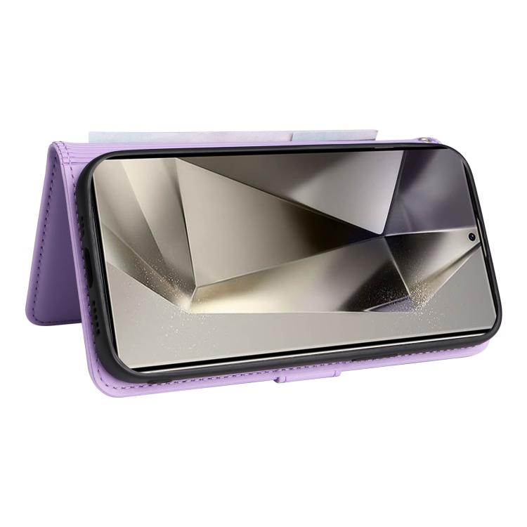For Samsung Galaxy S25 Ultra 5G BETOPNICE BN-005 2 in 1 Detachable Imitate Genuine Leather Phone Case(Light Purple)