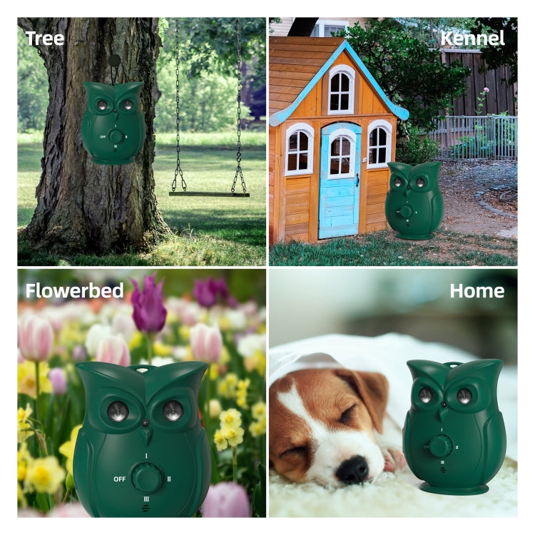 K16 Dual Ultrasonic Bark Stopper Dog Training Device(Green) - Training Aids by PMC TechLife | Online Shopping South Africa | PMC TechLife | Buy Now Pay Later Mobicred
