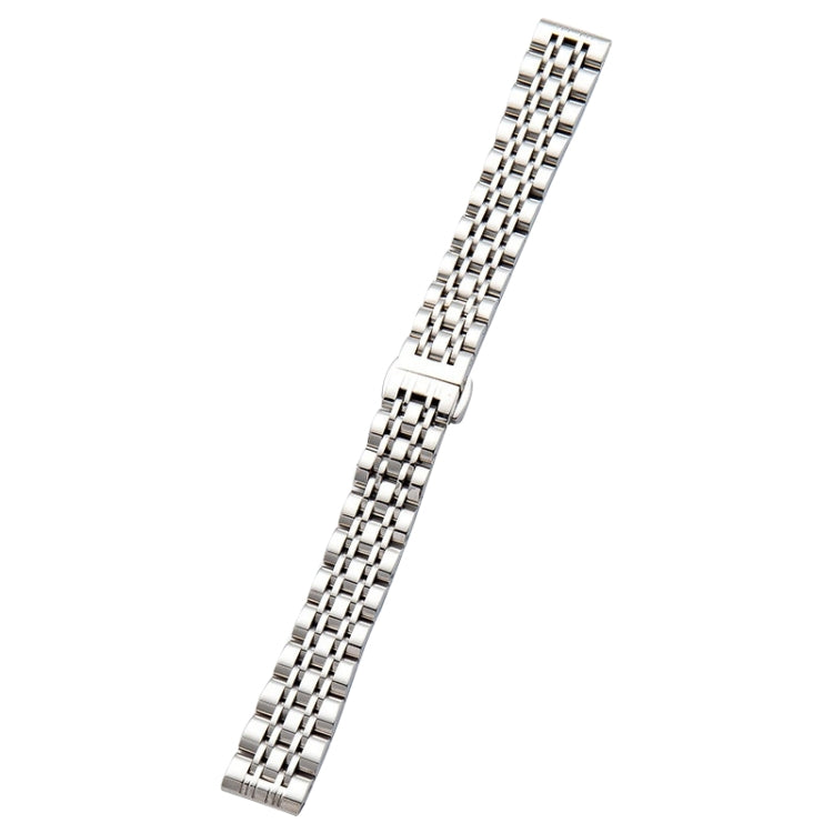 For Garmin Lily 2 Seven-beads 14mm Stainless Steel Watch Band(Silver)