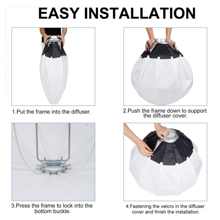 Godox Folding Lantern Softbox Bowens Mount Softbox, Model:CS-50D - free shipping - PMC Jewellery - Order now!