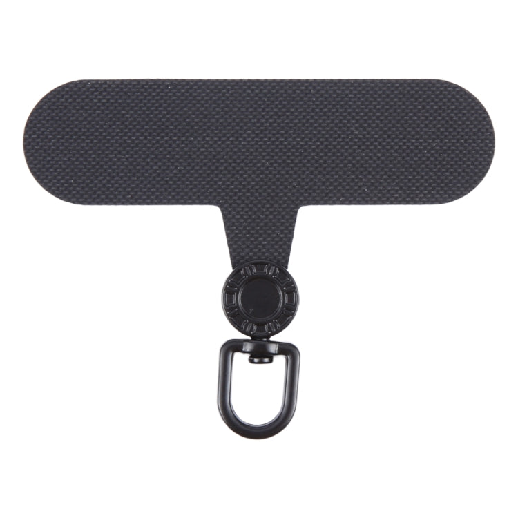360 Degree Rotation Mobile Phone Lanyard Fixing Gasket(Black) - free shipping - PMC Jewellery - Order now!