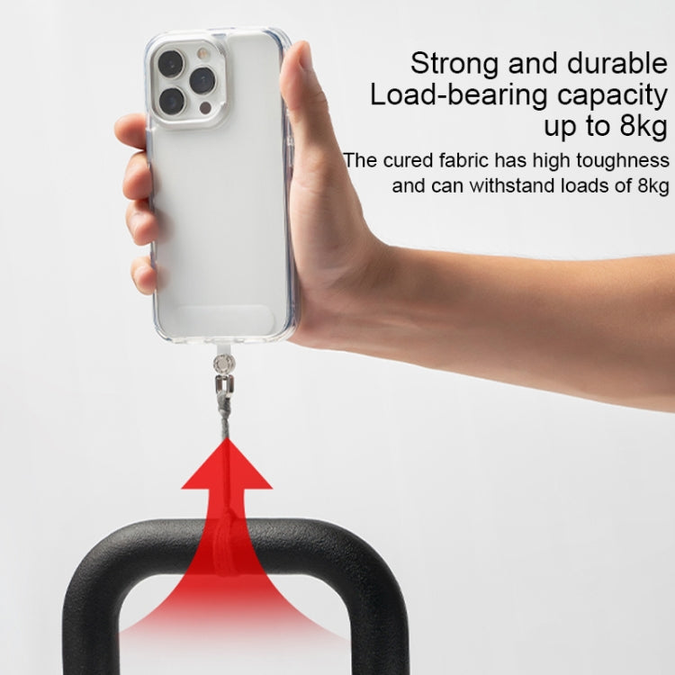 360 Degree Rotation Mobile Phone Lanyard Fixing Gasket(Black) - free shipping - PMC Jewellery - Order now!